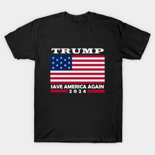 Trump Save America Again 2024 T-Shirt